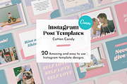 Cotton Candy Instagram Template, a Social Media Template by thetrendytemplate (Thumbnail 1 of 5)
