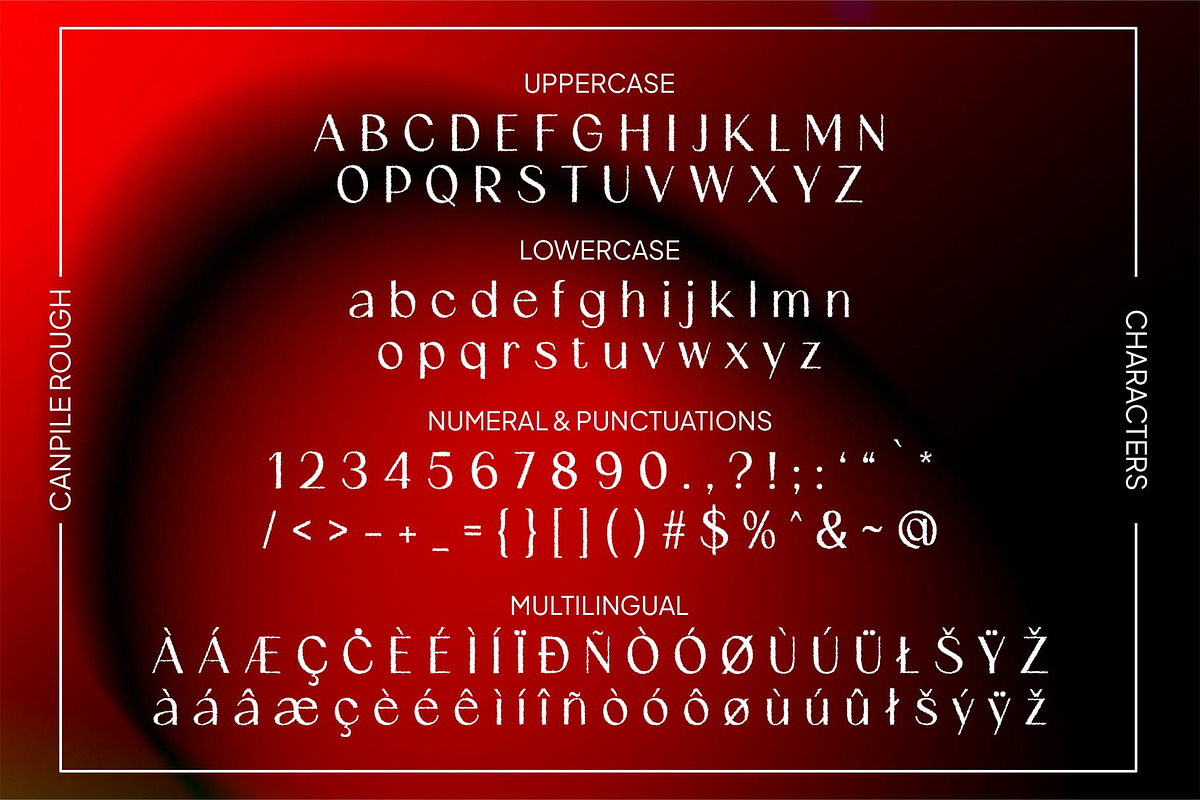 Canpile Rough, a Sans Serif Font by Craft Supply Co. (Photo 8 of 8)