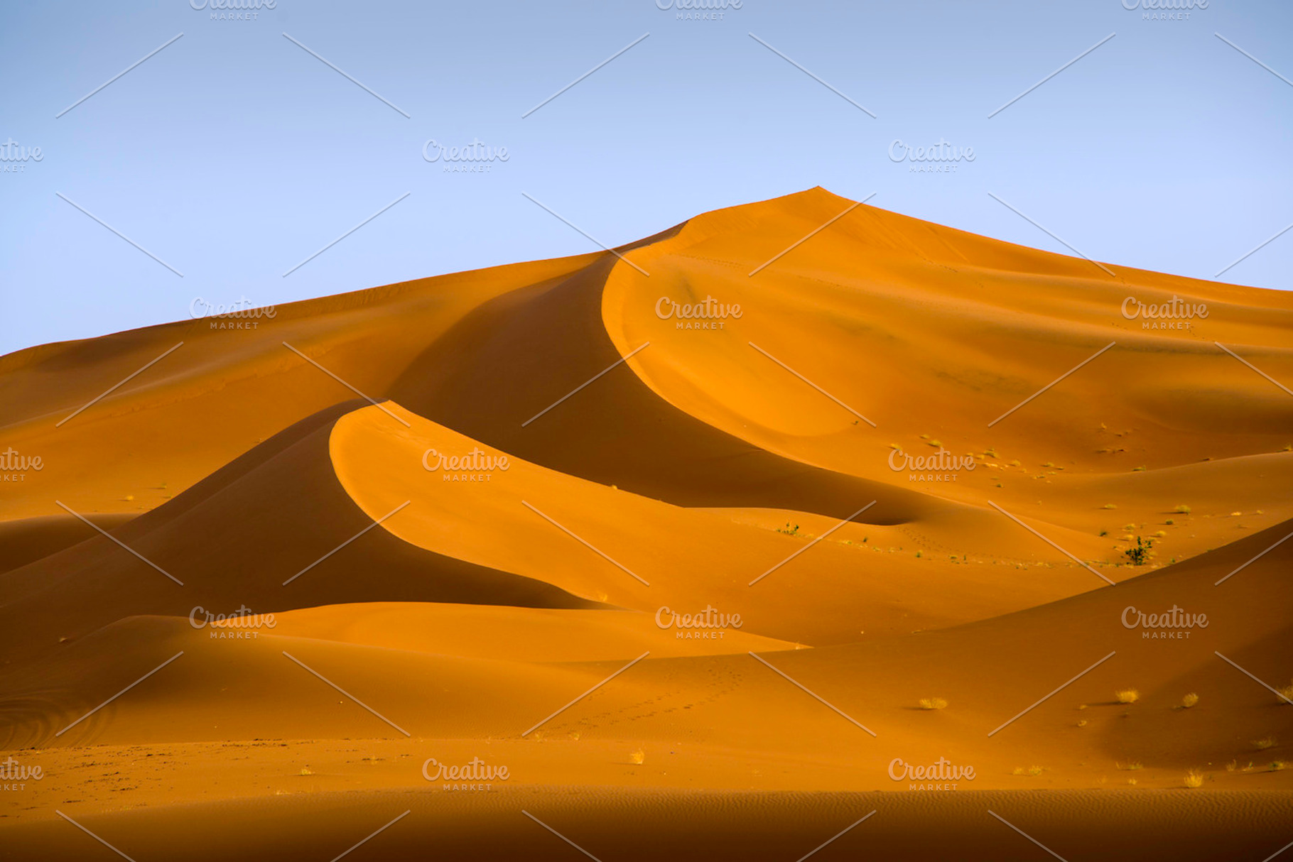 Orange dunes, a Nature Photo by inigocia
