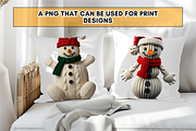 Winter Snowman Clipart Pack, an Object Graphic by LumiDigiPrints (Thumbnail 5 of 6)