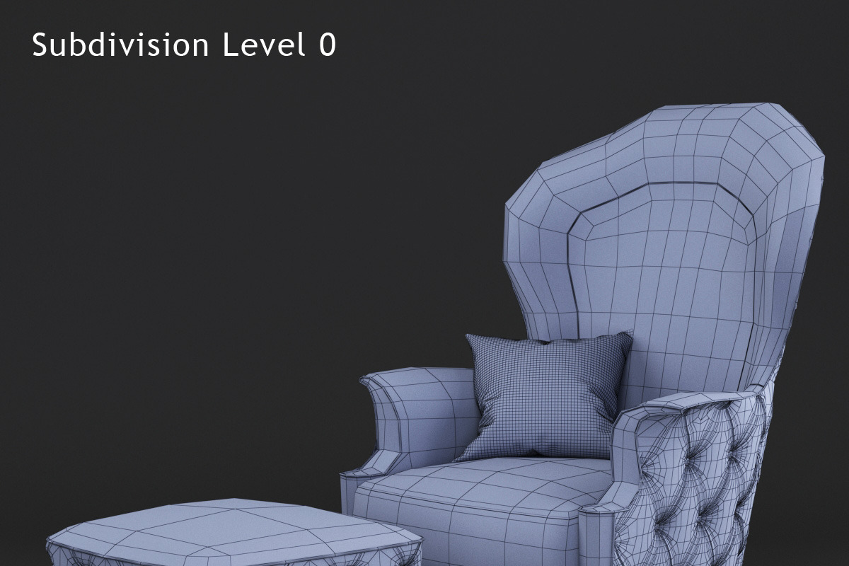 Visionnaire Alice Armchair, a Furniture 3D Model by Alartimodels (Photo 14 of 17)