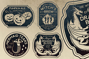 Halloween Bottle Labels, a Food Illustration by Moloko88 (Thumbnail 3 of 7)