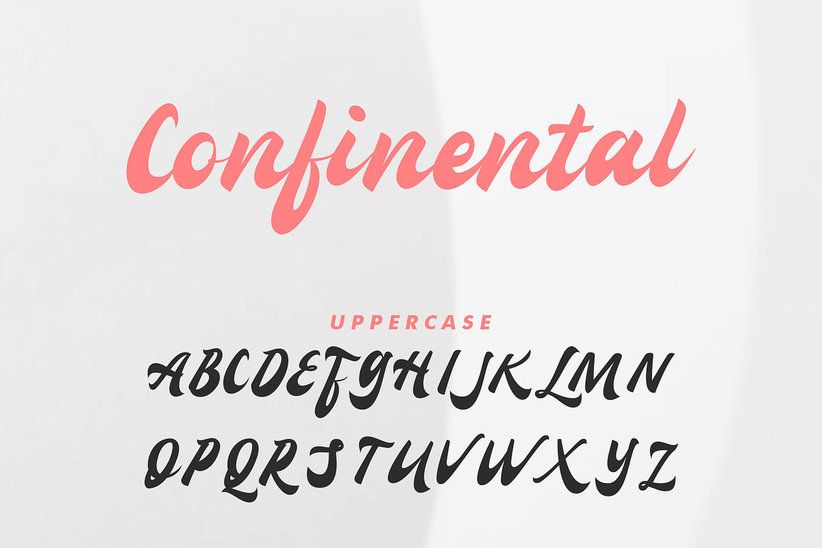 Confinental - Retro Script preview 6