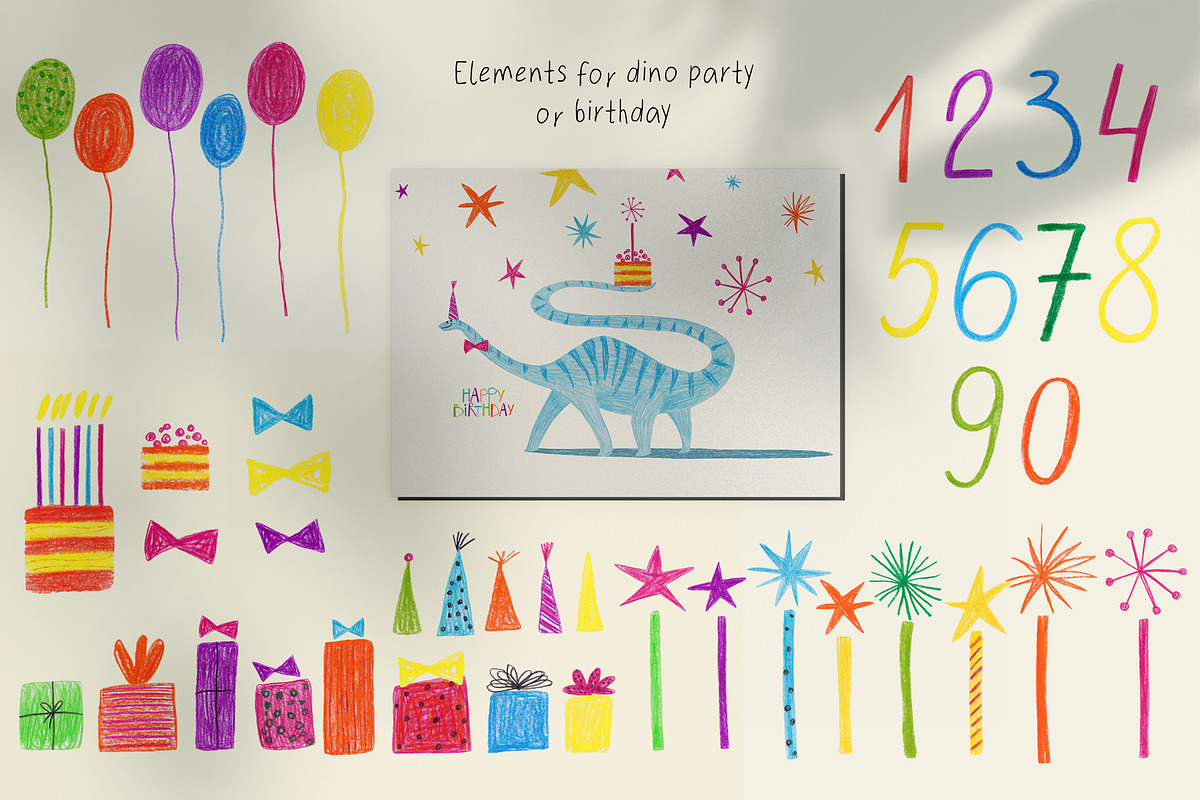 Dinosaurs. For kids small and big., an Animal Illustration by Annakniaz (Photo 10 of 13)