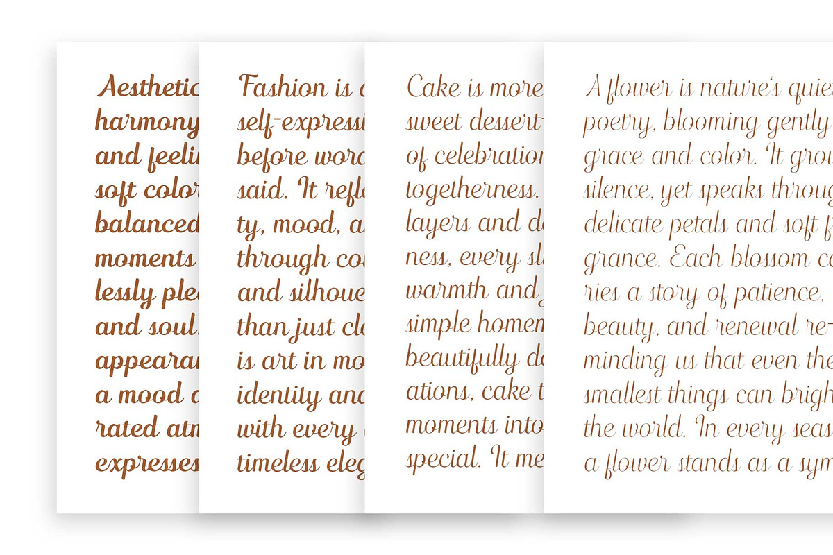 Nadlines - Script Family, a Script Font by Novitype (Photo 8 of 13)