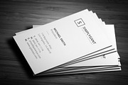 Minimal Vertical Business Cards, a Business Card Template by Galaxiya (Thumbnail 6 of 13)