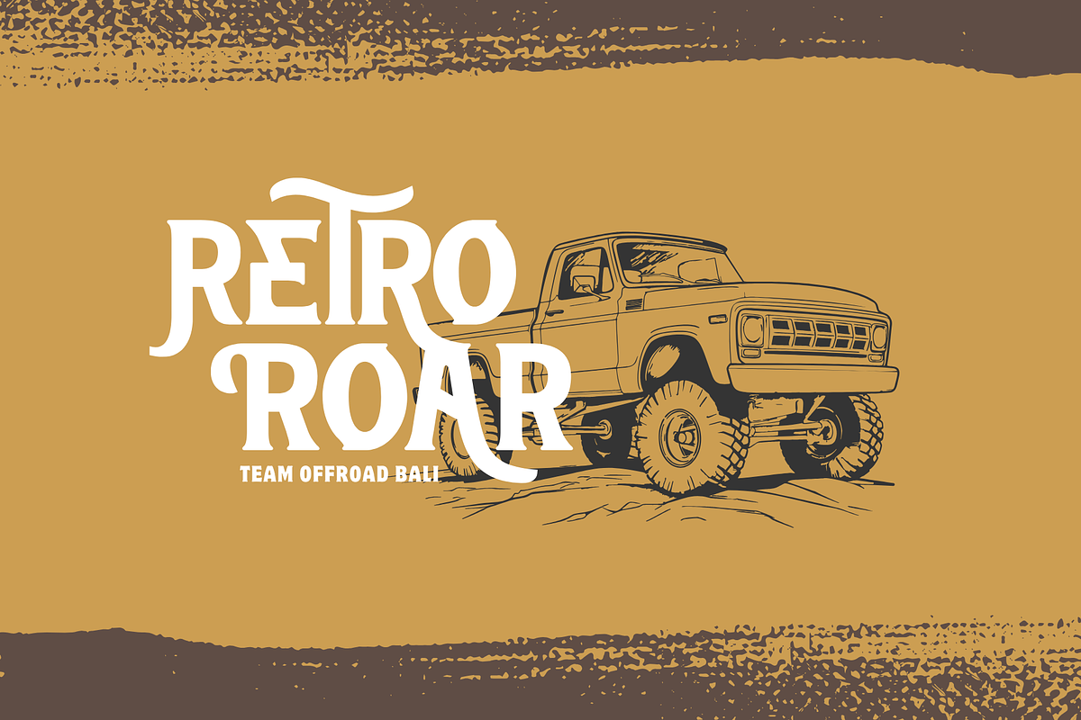 Retro Rider - Branding Logo Font, a Serif Font by Nirmana Visual (Photo 8 of 10)