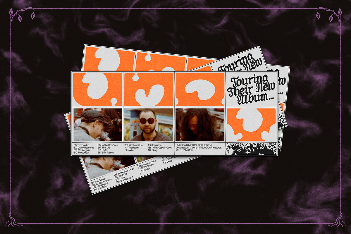 JWV - FLAUROS - Psych display font, a Sans Serif Font by Jordan Warren Visuals (Photo 6 of 8)
