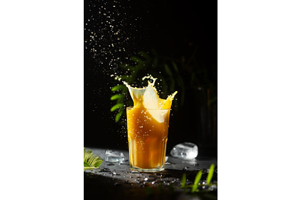 Non-alcoholic cooling drink with, a Food & Drink Photo by zakiroff