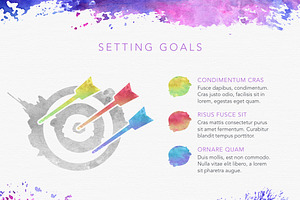 Watercolor Keynote Template