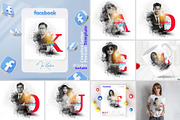Creative Letter Portrait Template, an Action Add-On by MRI STUDIO (Thumbnail 1 of 42)