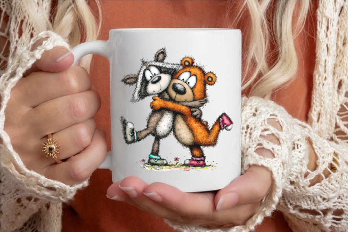 Whimsical Animals Best Friend Clipar, an Illustration by designcity5 (Photo 5 of 5)