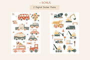 Cars. Cute collection for kids., an Illustration by Julia Martyshkina (Thumbnail 8 of 9)