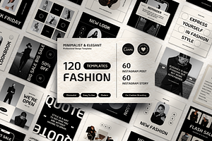 120 Fashion Brand Instagram Template