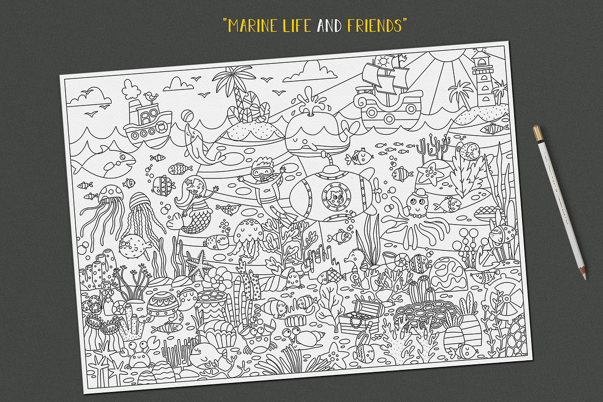 COLORING Book for Kids Pages, an Animal Illustration by Alisa Fimen Design (Photo 9 of 9)