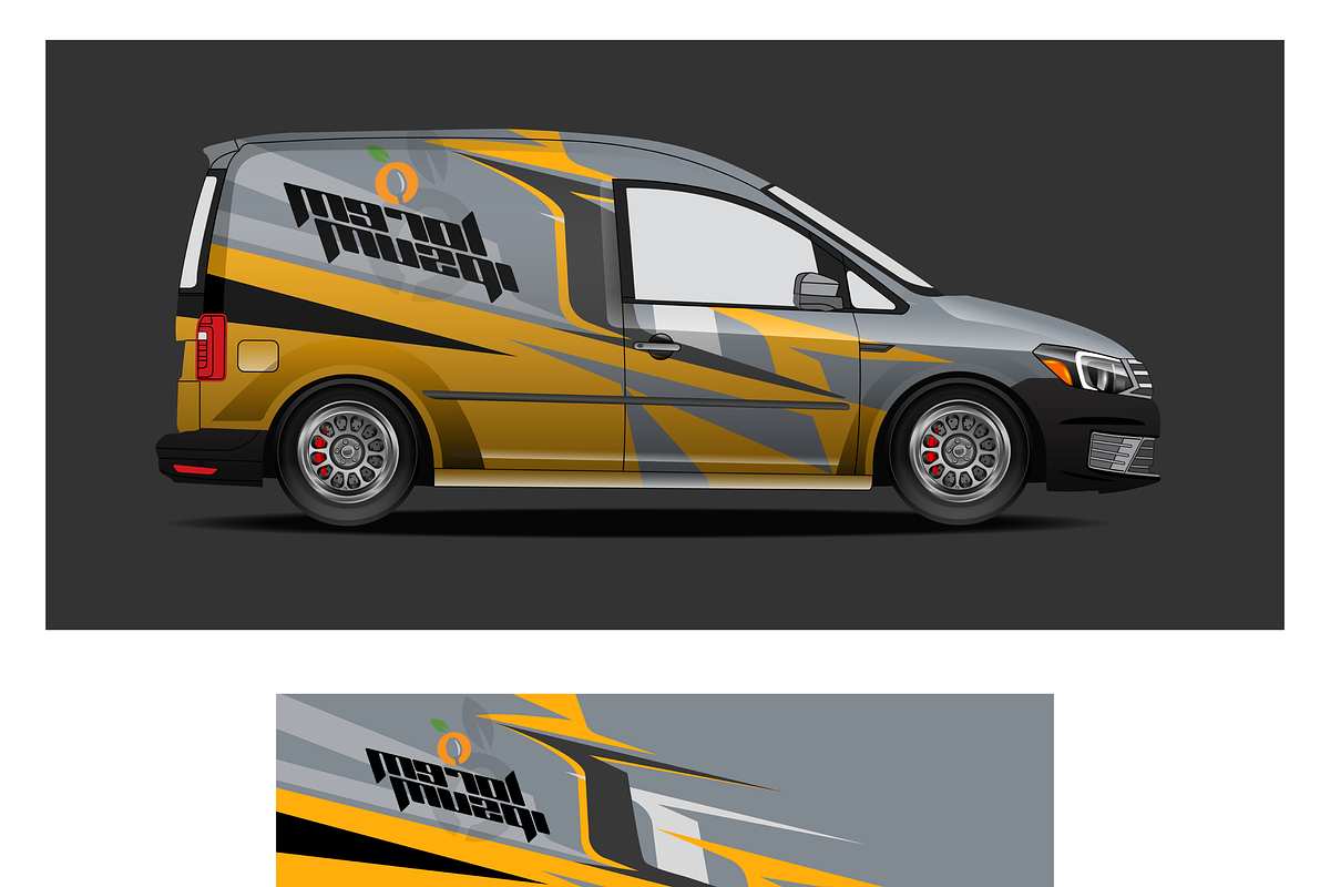 Vibrant Trailer Wrap Design, a Transportation Illustration by CarWrap design (Photo 2 of 4)