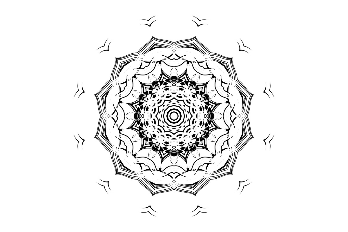 Elegant Mandala Line Art Collection, a Decorative Illustration by NJ Himel (Photo 31 of 101)