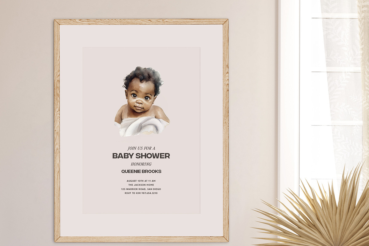 Baby Shower Watercolor Clipart, a Decorative Illustration by Sunshine Art (Photo 4 of 15)