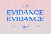 Evidance - Display Font, a Font by Letterhend Studio (Thumbnail 1 of 11)