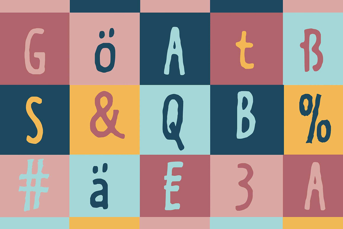 Lakrits - a handmade font, a Font by JoachimF (Photo 4 of 5)