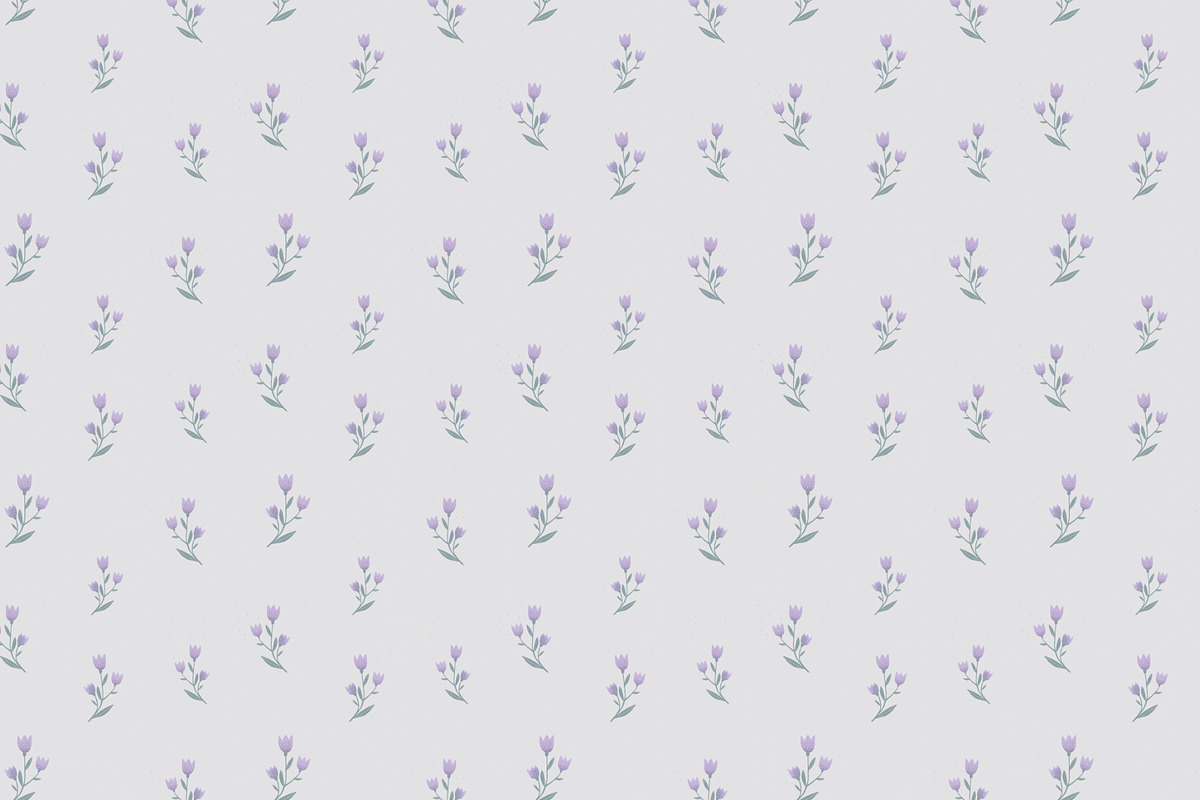 Purple spring - 2 seamless patterns, a Pattern Graphic by DijanaDesignShop (Photo 3 of 6)