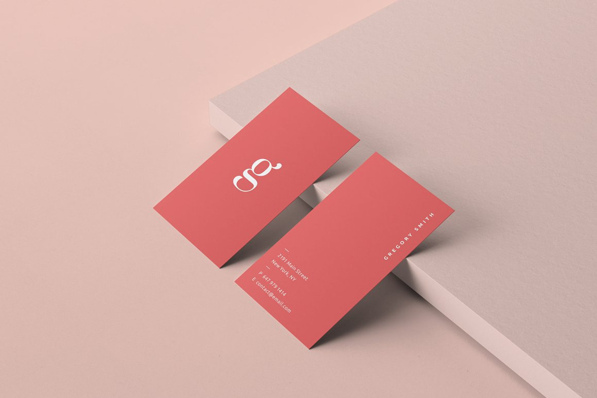 Modern Business Cards, a Business Card Template by Cassandra Cappello (Photo 2 of 4)