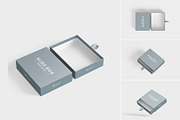 Square Sliding Box Mockups, a Packaging Mockup by tiyasprabawa (Thumbnail 1 of 5)