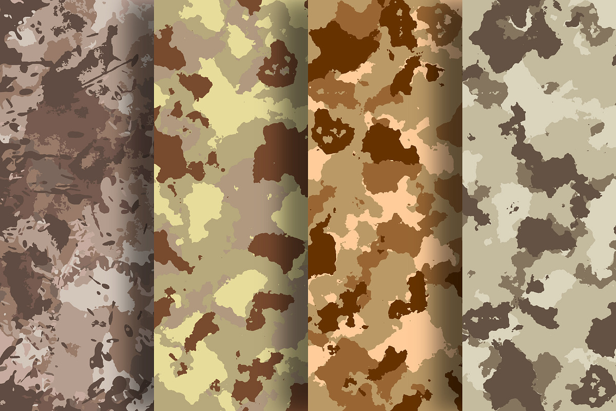 Vector Camouflage Textures, a Pattern Graphic by Iryna Denysova (Photo 5 of 10)