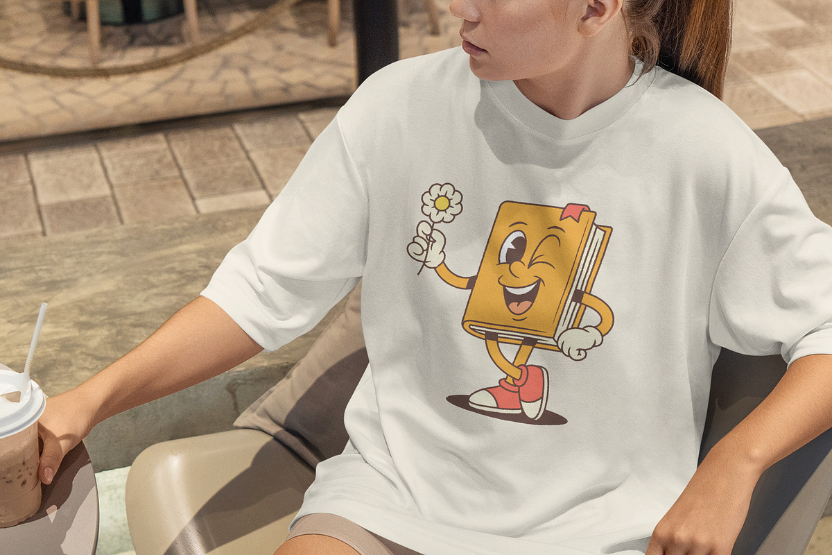 Textbook Cartoon Mascot Character, an Education Illustration by Vasya Kobelev (Photo 8 of 8)