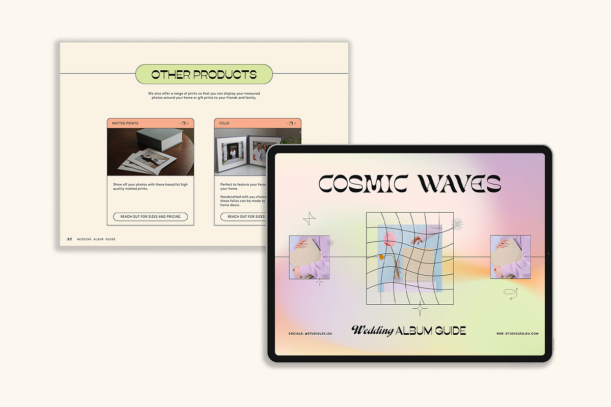 Y2K | Album Guide PDF, a Templates & Theme by Studio Leelou (Photo 6 of 10)