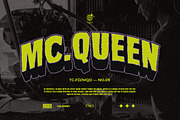 Mc.Queen display font + badge, a Font by Tegh co. (Thumbnail 1 of 16)