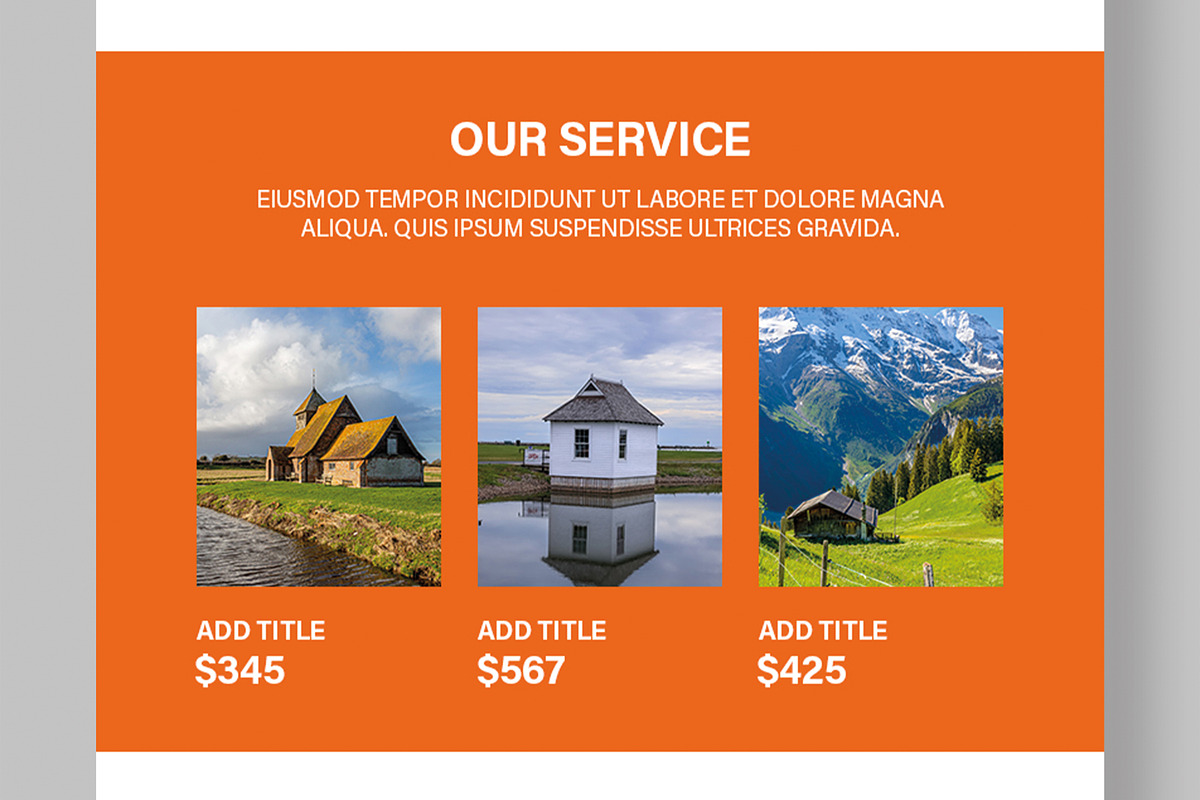 Clean Modern Email Newsletter preview 4
