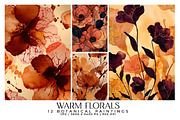 Warm Florals, a Decorative Illustration by Digital Art Creations (Thumbnail 2 of 7)