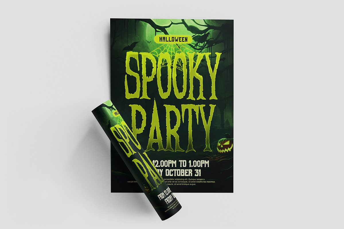 Halloween Poster/Flyer Bundle Vol.1, a Poster Template by Black Spade Design (Photo 3 of 6)