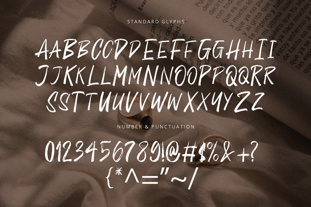 Quastro Brush Font, a Handwritten Font by Graphicxell (Photo 5 of 5)