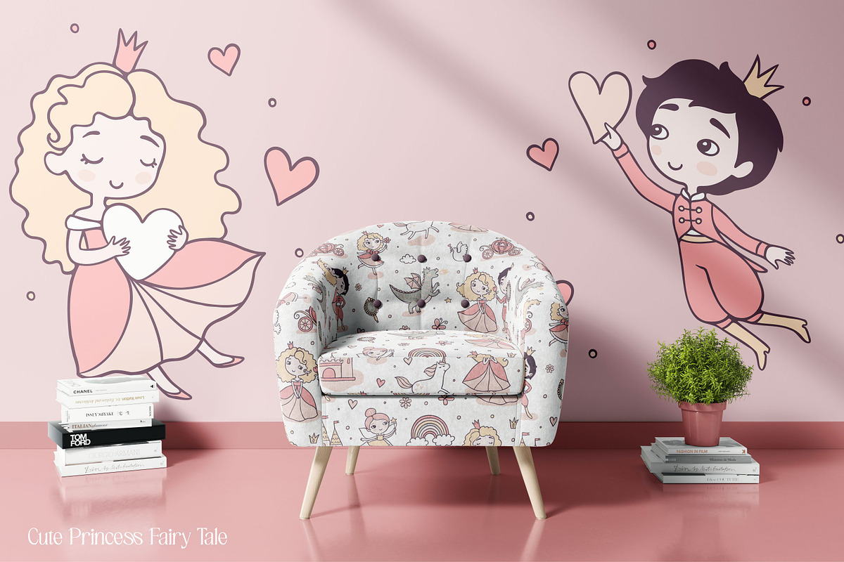 Cute Princess Fairy Tale, an Object Graphic by Apolinarias Art (Photo 9 of 9)