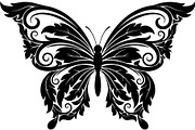 Decorative Butterfly Silhouette, an Object Graphic by Creativeshirt (Thumbnail 6 of 16)