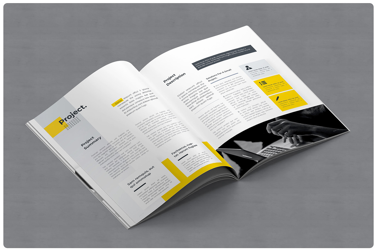 Proposal 24 Pages | DOCX, InDesign, a Brochure Template by BrochuresFactory (Photo 9 of 11)