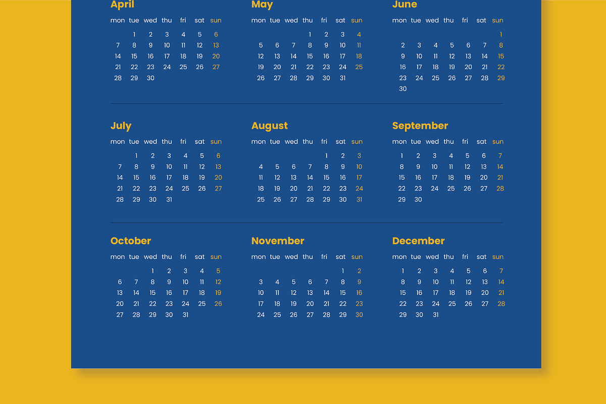 Calendar 2025, a Print Template by nyilstudio (Photo 3 of 3)
