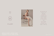 CLAIRE Logo Kit, a Branding & Logo Template by Studio Suvelle (Thumbnail 11 of 18)