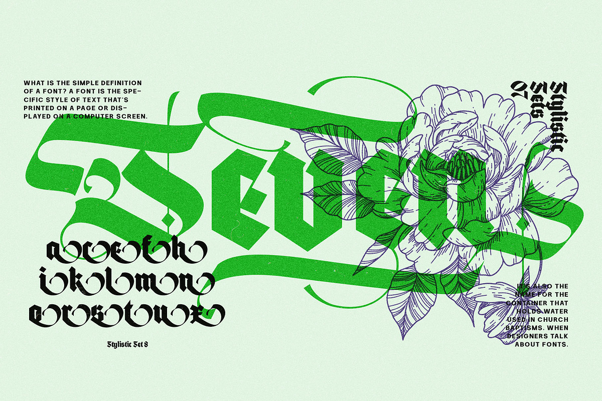 Black Brave Typeface, a Blackletter Font by alit design (Photo 16 of 21)