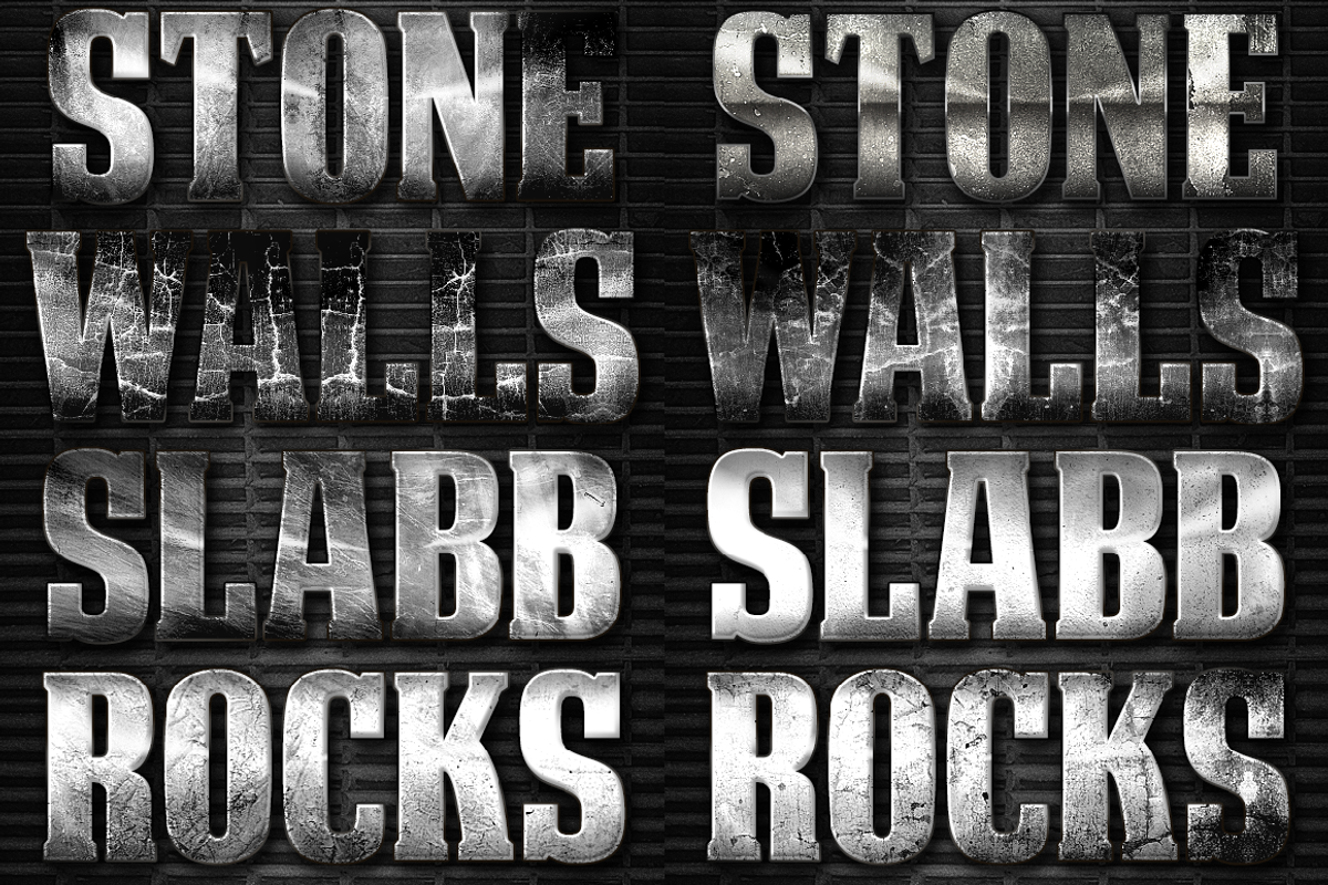 32 Extreme Stone Layer Styles 3, a Layer Style Add-On by DesignFathoms (Photo 1 of 2)