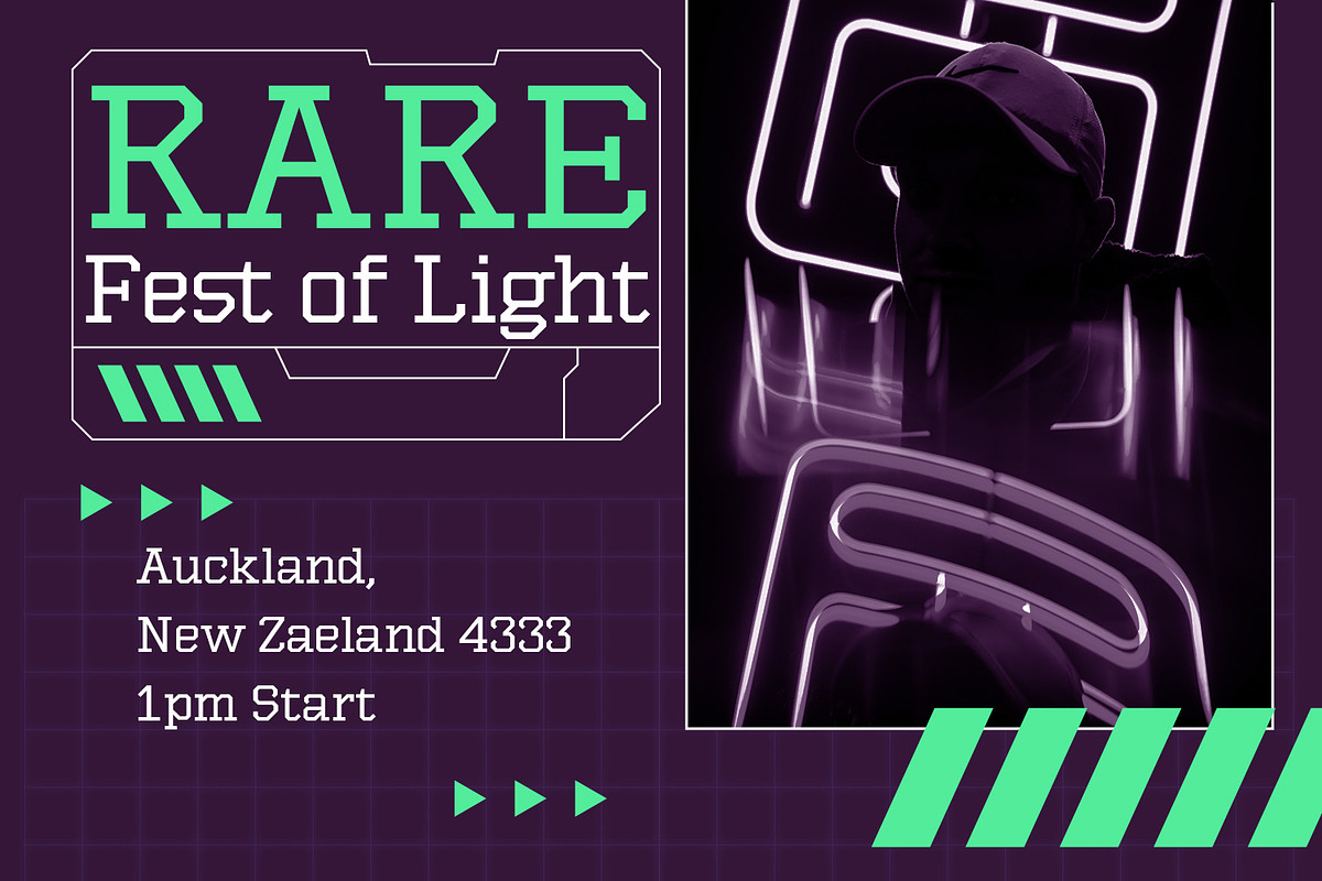Magistech - Futuristic Font, a Slab Serif Font by Mokatype Studio (Photo 6 of 10)