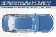 grey luxury sedan car top view - PNG, an Object Graphic by Nurlan's shop (Thumbnail 1 of 3)