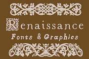Renaissance Font & Graphics Set, a Handwritten Font by Liz Kohler Brown (Thumbnail 28 of 28)
