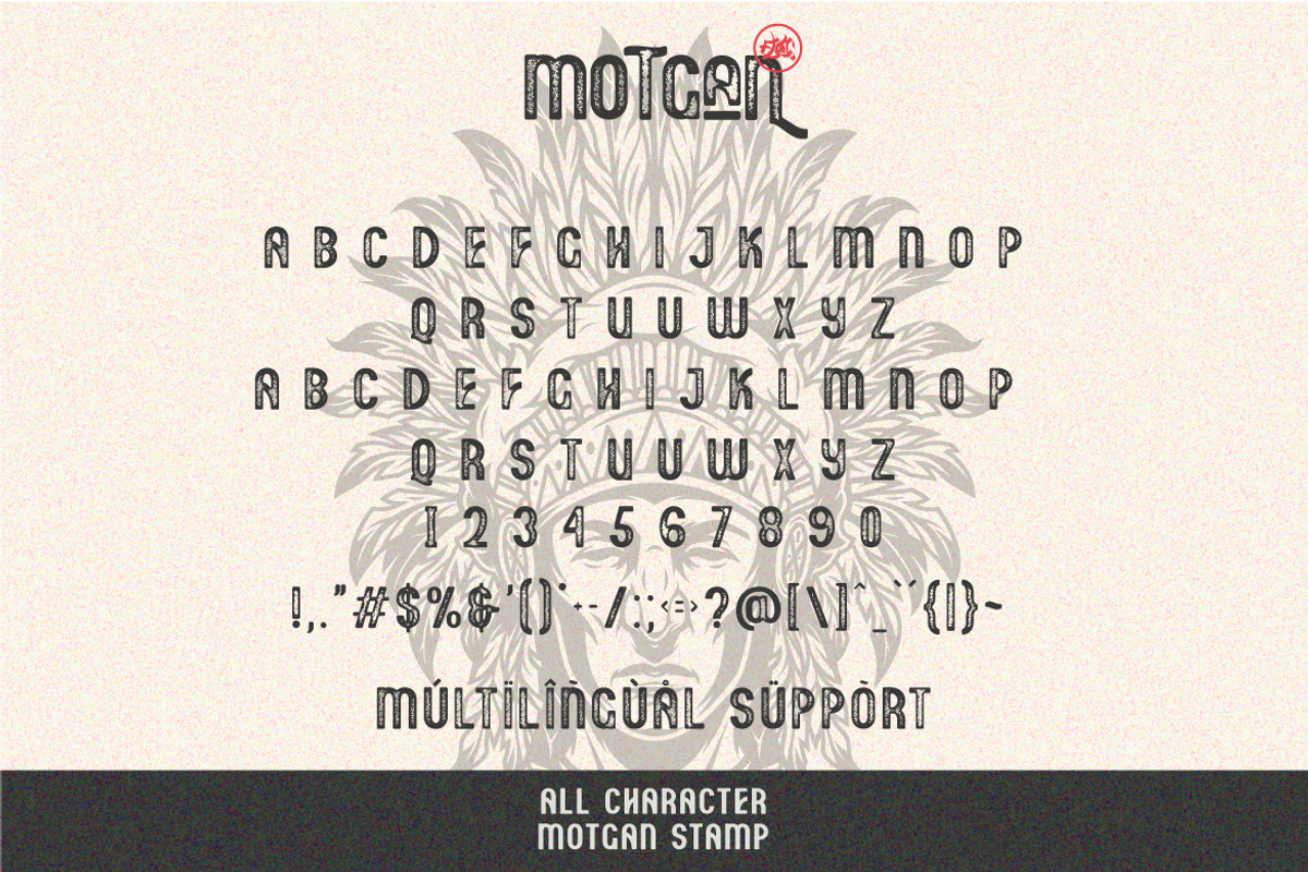 Motgan - Vintage Font, a Sans Serif Font by Vava Aryanto (Photo 15 of 16)