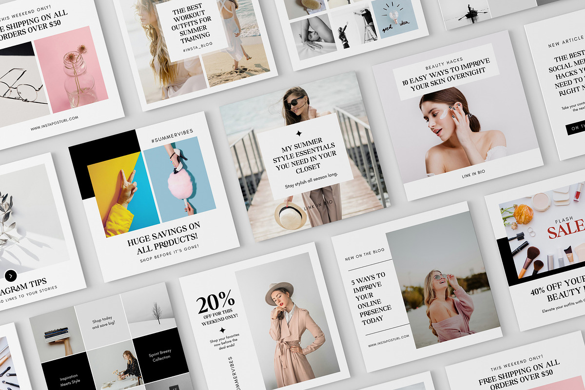 Instagram Post Template Social Media, a Social Media Template by Miyaji75 (Photo 2 of 9)