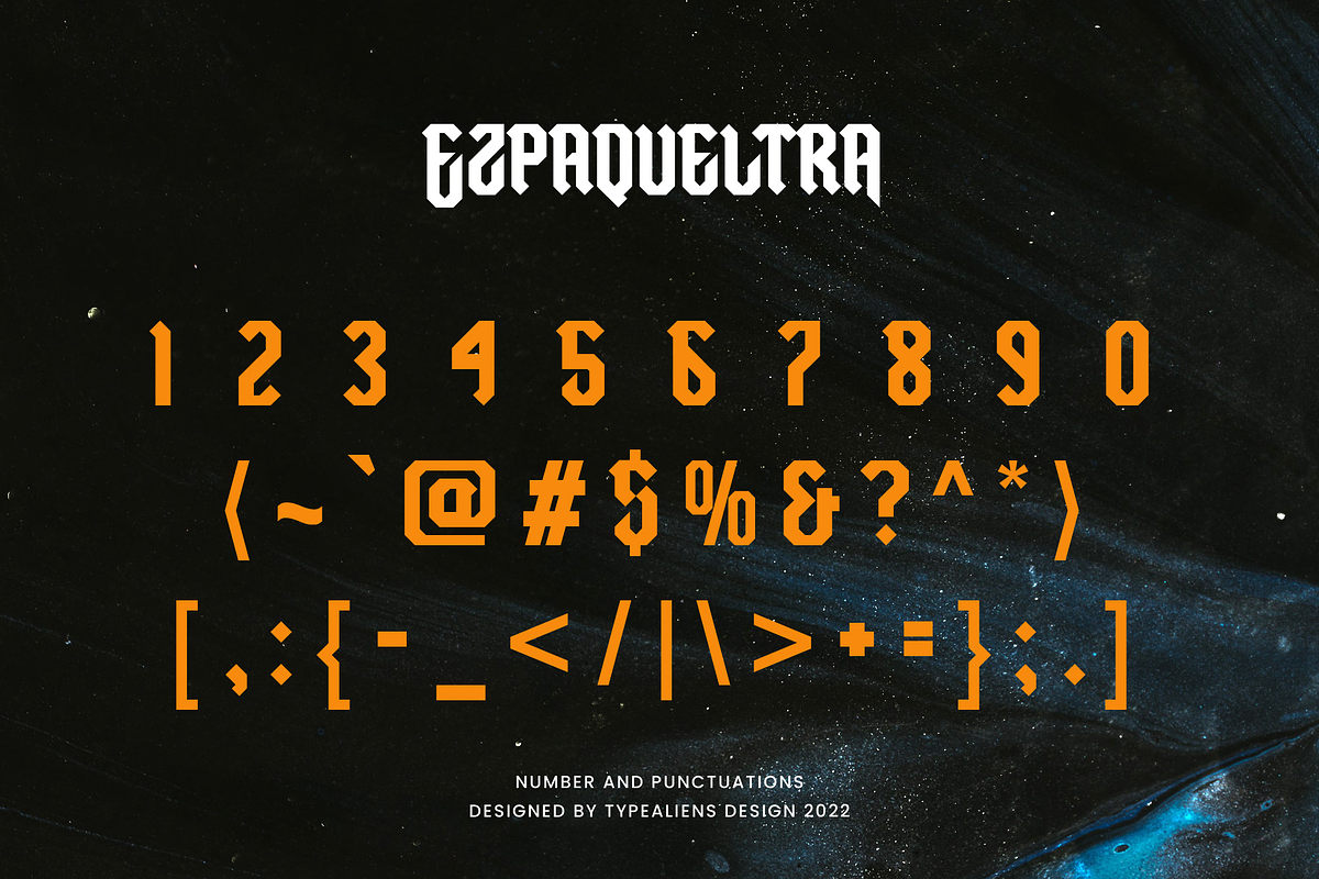 Ezpaqueltra, a Blackletter Font by ilhamtaro (Photo 9 of 10)