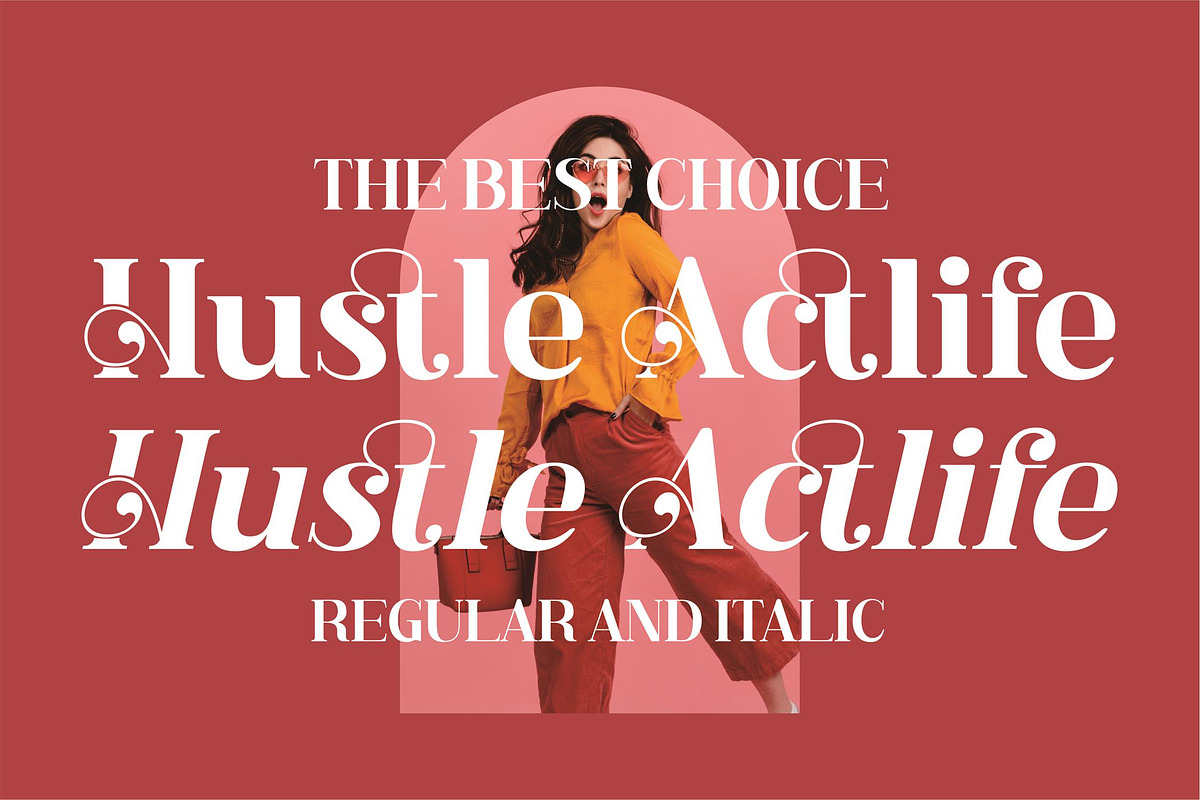Hustle Actlife Serif LS, a Serif Font by GranzCreative (Photo 2 of 19)