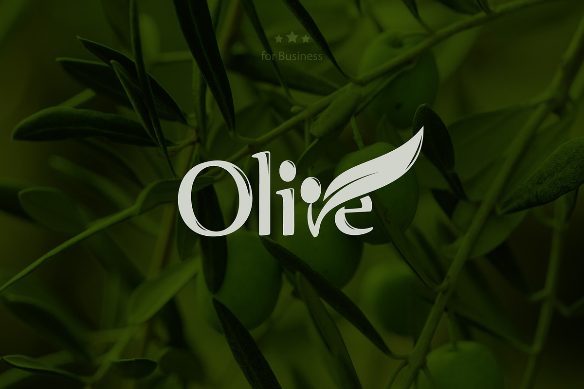 Olive Logo Template, a Branding & Logo Template by Artyway Logo (Photo 4 of 4)